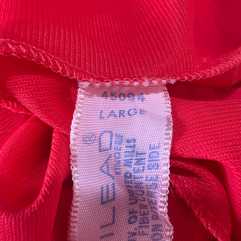 VTG Peignoir Red Robe L - Picture 8 of 10